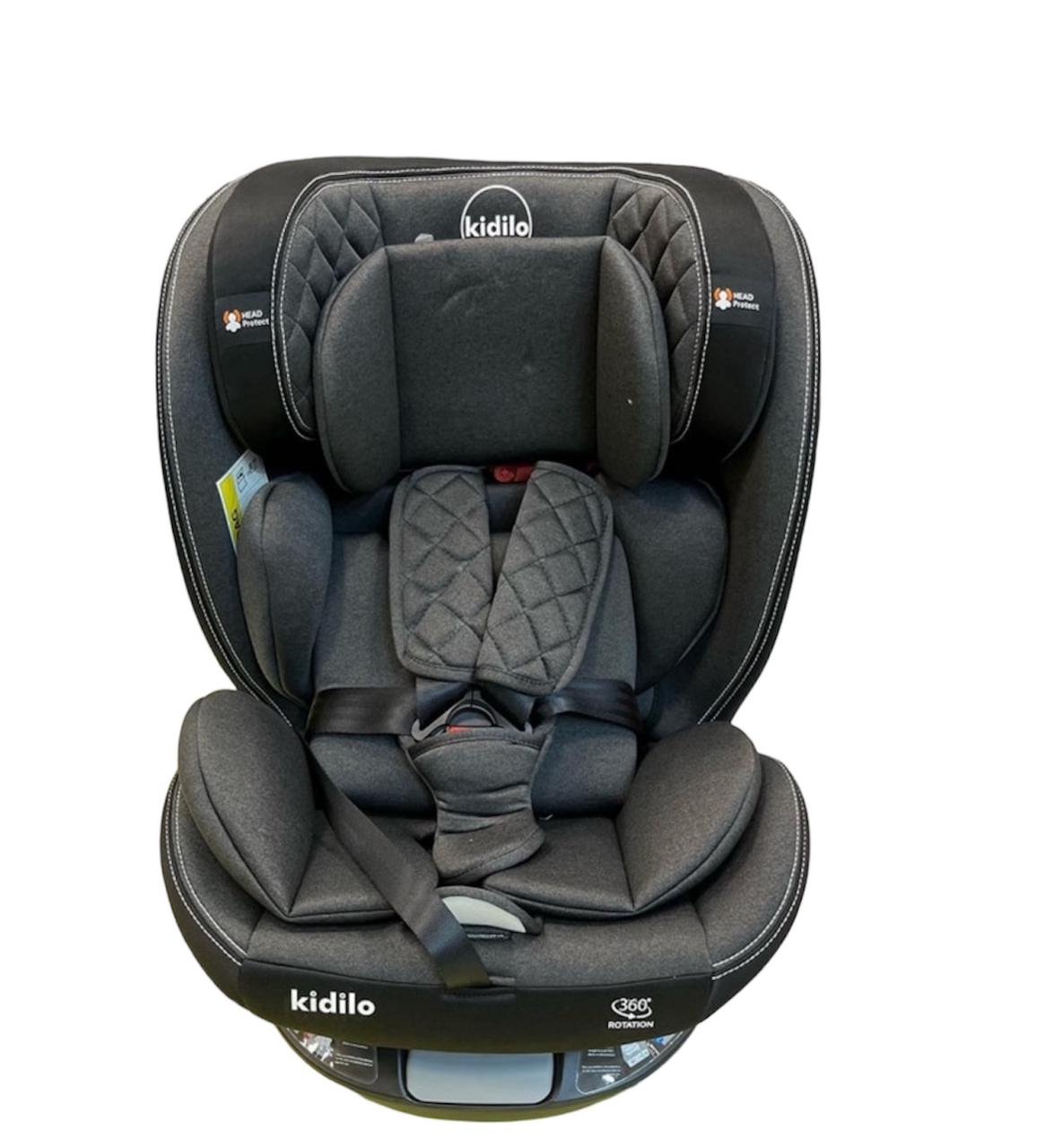 (Kidilo) مقعد سيارة للأطفال يدور 360 درجة مع حماية للرأسKidilo 360° Rotating Baby Car Seat with Head Protection