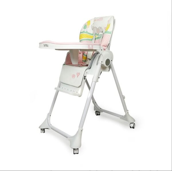 "(Burbay) كرسي مرتفع - قابل للتعديل، مريح، ومتحرك ليناسب وقت تناول طعام طفلك"“Burbay High Chair – Adjustable, Comfortable, and Mobile for Your Baby’s Mealtime” - Image 2