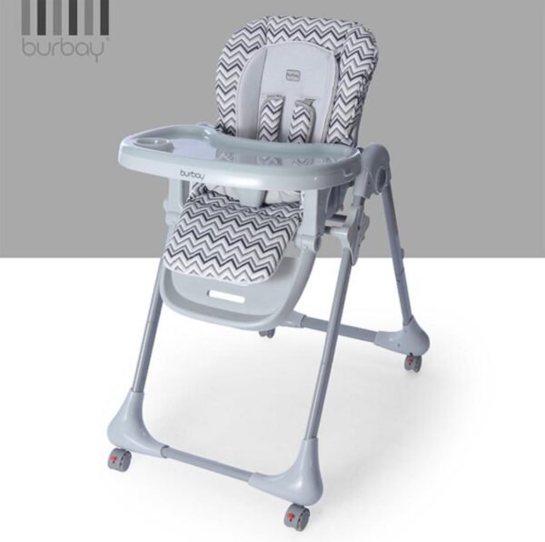 مرن و مريح ومحمول لوقت تناول طعام طفلك Burbay  كرسي      “Burbay High Chair – Flexible, Cozy, and Portable for Your Baby’s Mealtime” - Image 4