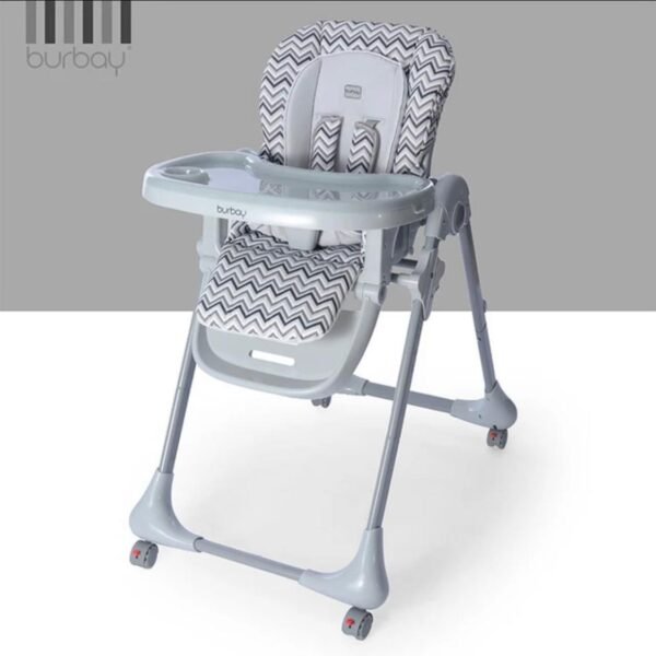 مرن و مريح ومحمول لوقت تناول طعام طفلك Burbay  كرسي      “Burbay High Chair – Flexible, Cozy, and Portable for Your Baby’s Mealtime”