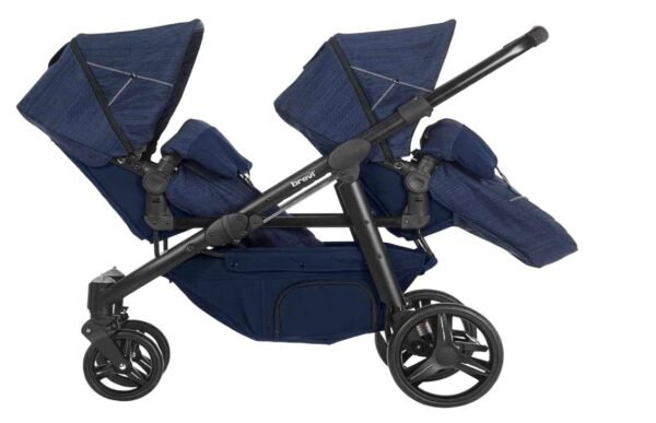أنيقة وعملية لثنائي الصغير Bravi Twin عربة الاطفال   "Bravi Twin Stroller – Stylish and Functional for Your Little Duo"